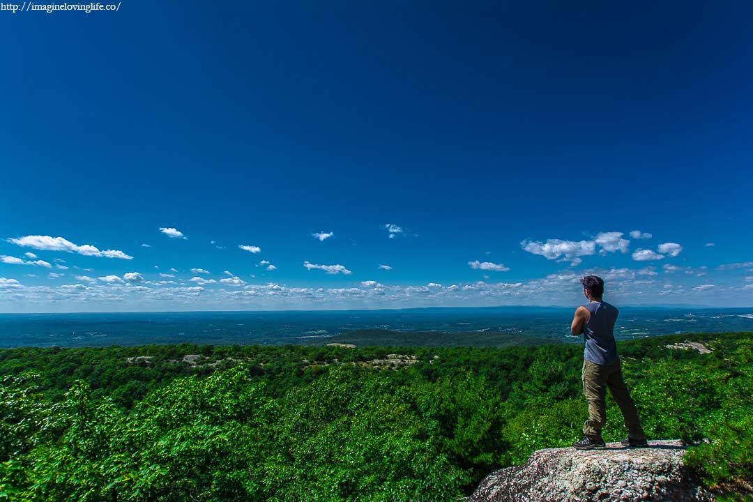 views at the blue trail